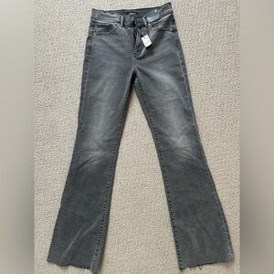 Women's Gray flare jeans